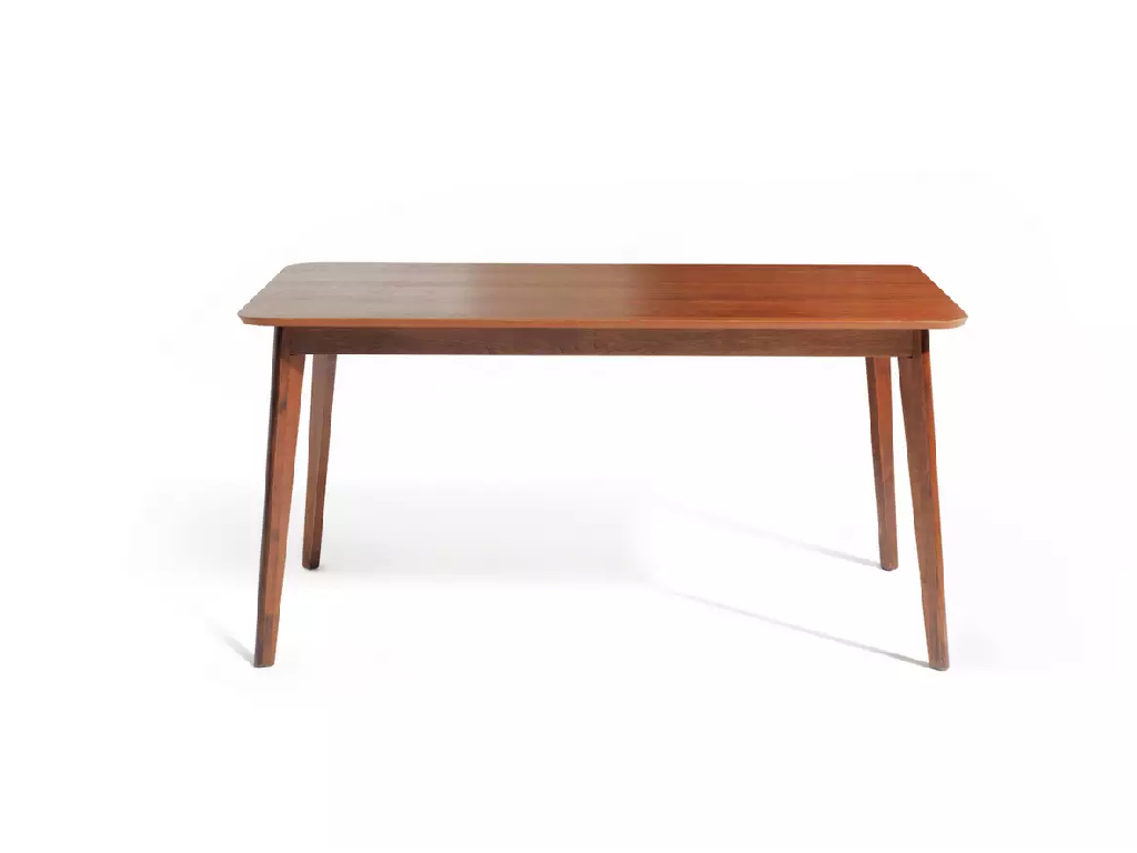 Habitat Skandi Walnut Veneer 6 Seater Dining Table (B-GRADE)