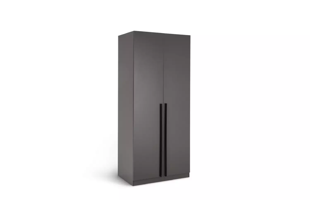 Habitat Munich 2 Door Wardrobe - Anthracite