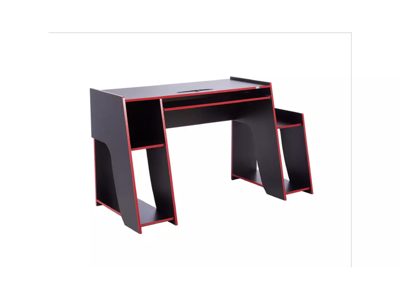 Virtuoso Horizon Gaming Desk - Black/Red  Or White/Blue