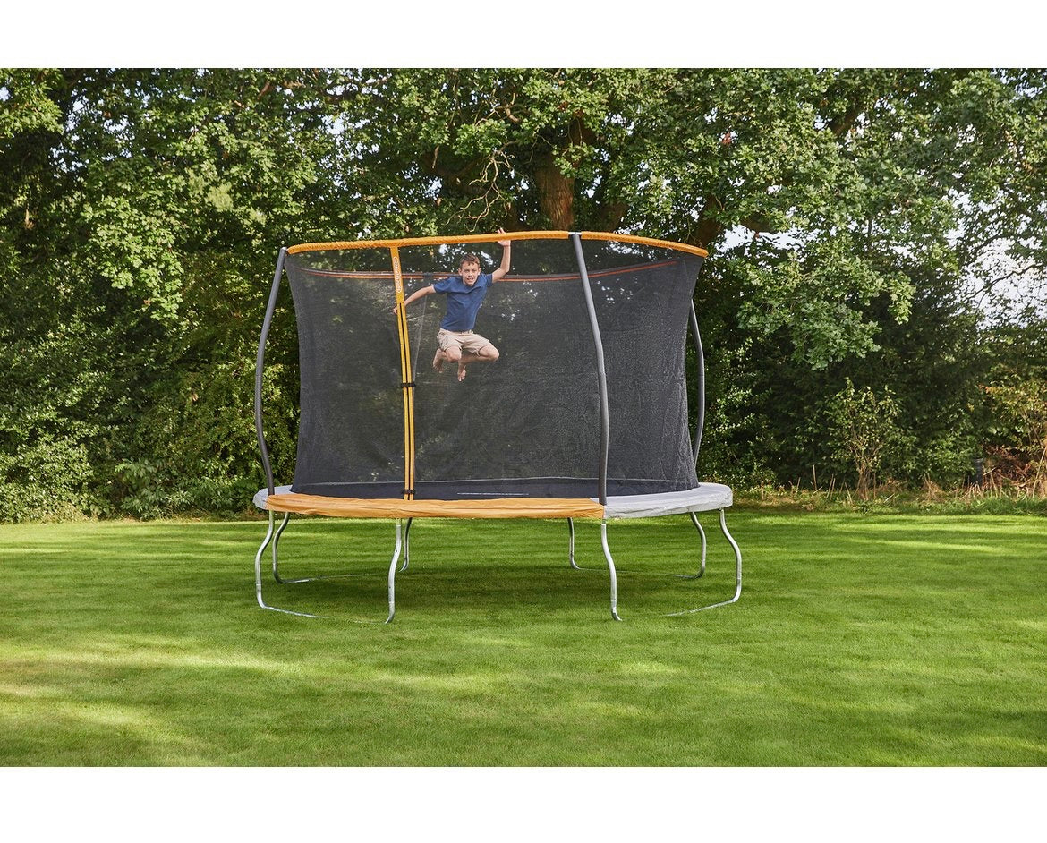Sportspower 12ft trampoline deals with folding enclosure