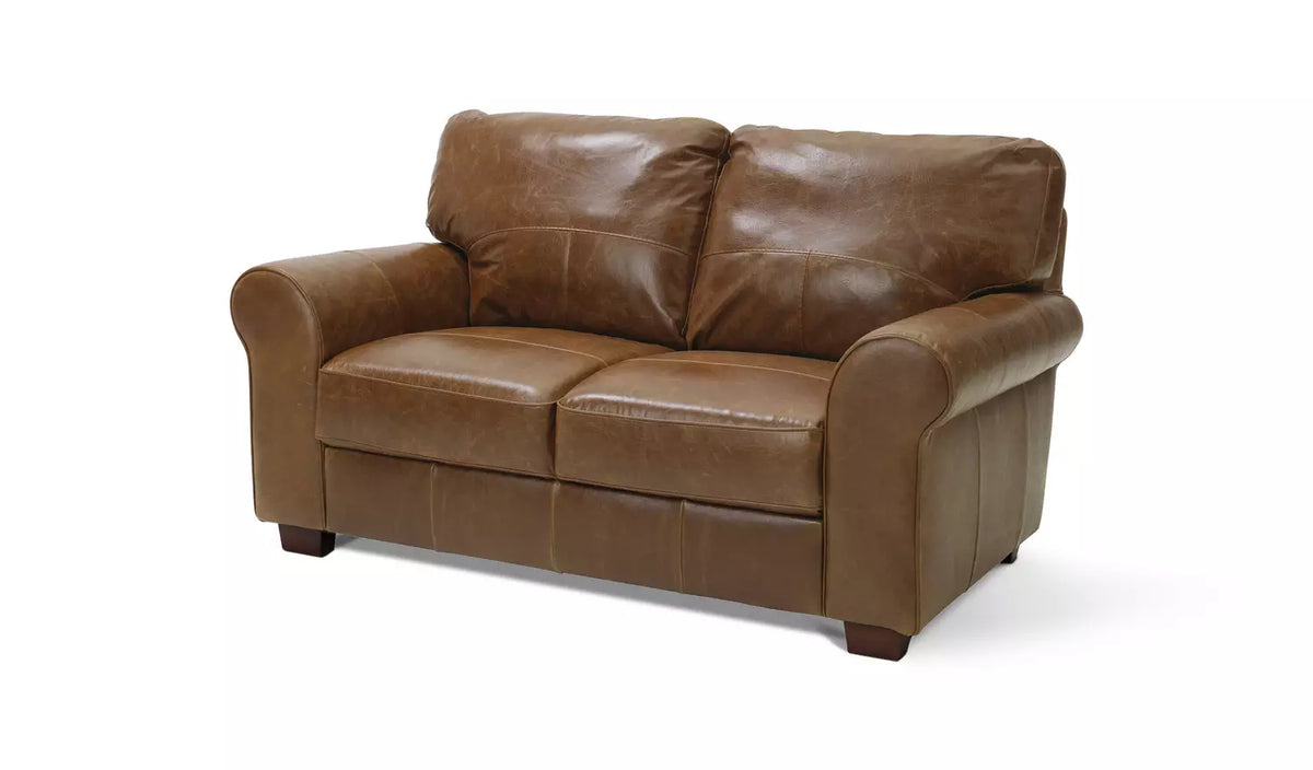 Salisbury Leather 2 Seater Sofa - Tan