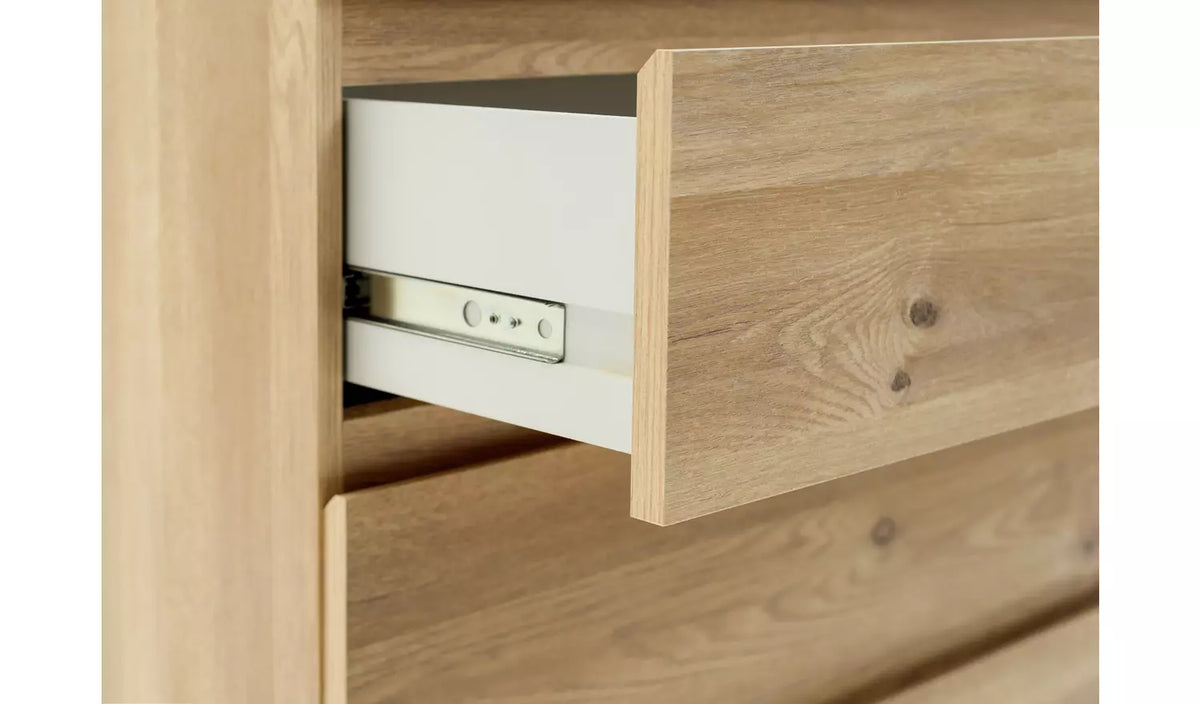 Jenson 3 Drawer Chest - Oak Effect