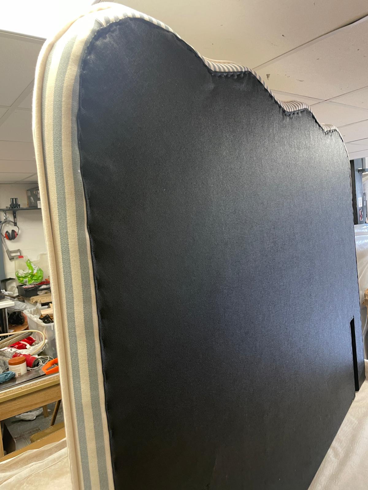 Habitat Onda Linen Double Headboard - Beige