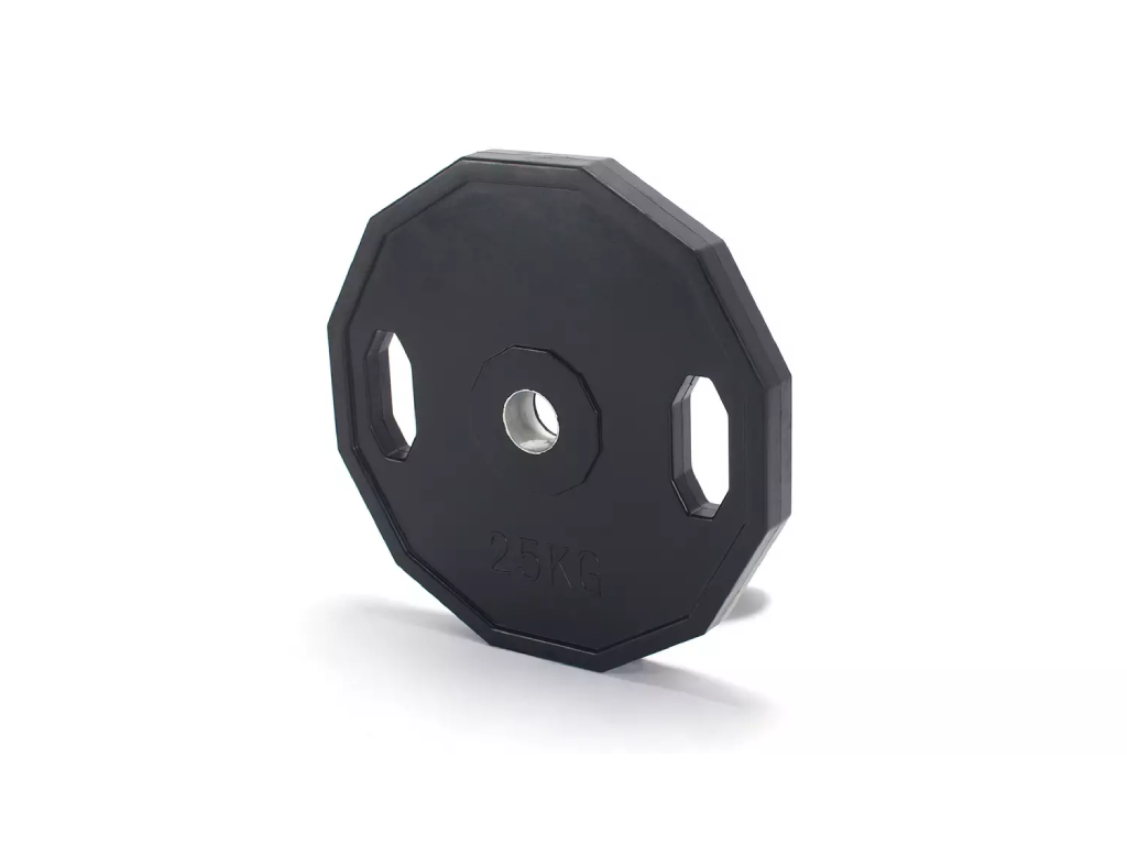 Pro Fitness 25kg Rubber Weight Plates x2