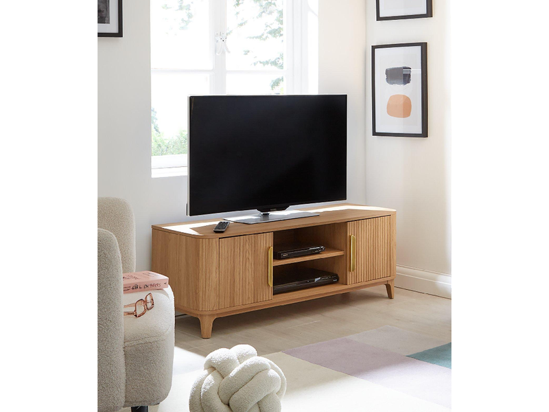 Carina TV Unit - fits up to 50 inch TV - Oak