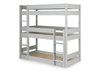 Julian Bowen Trio Triple Stacker Bunk Bed - Grey - Frame Only