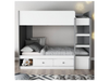 Peyton Storage Bunk Bed Frame Only