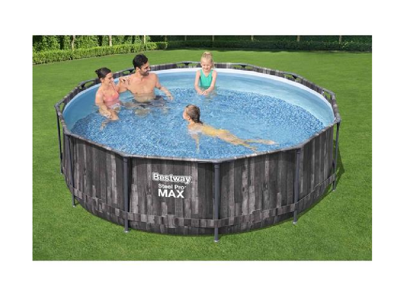 Bestway 12FT Wood Effect Pool Set