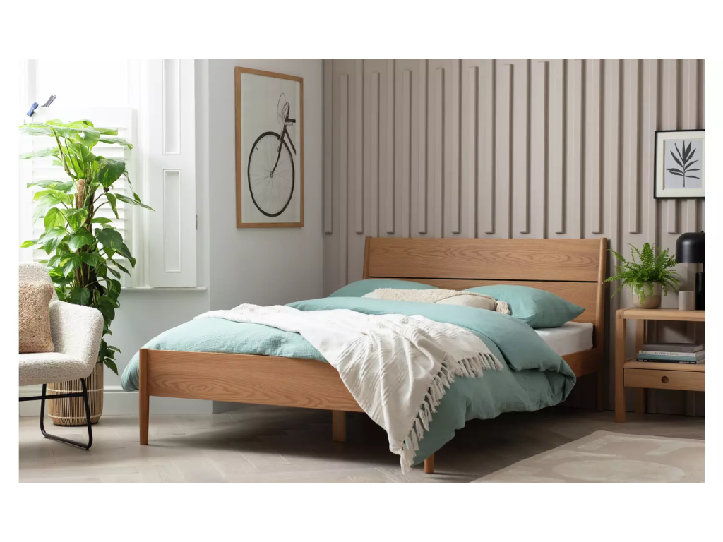 Habitat Scottie Kingsize Bed Frame - Oak