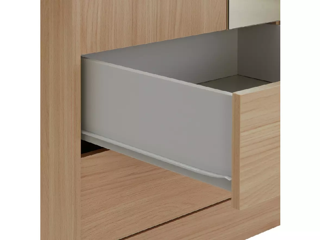 Malibu 3 Dr 4 Drawer Mirror Wardrobe