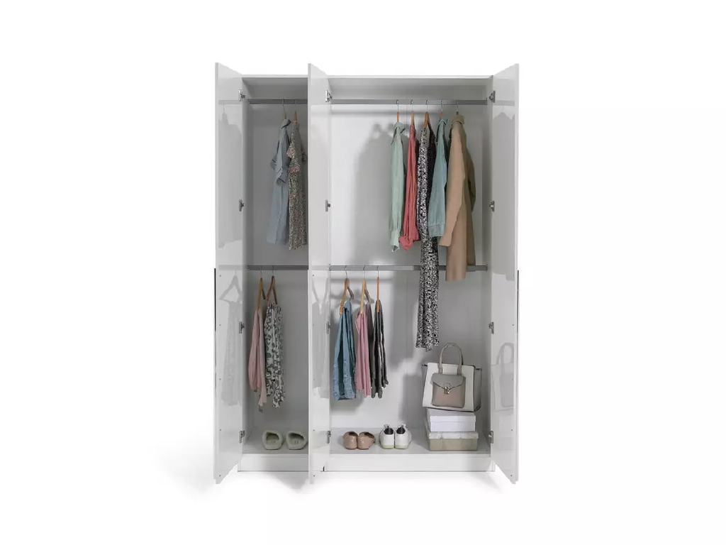 Habitat Munich 3 Door Wardrobe - White