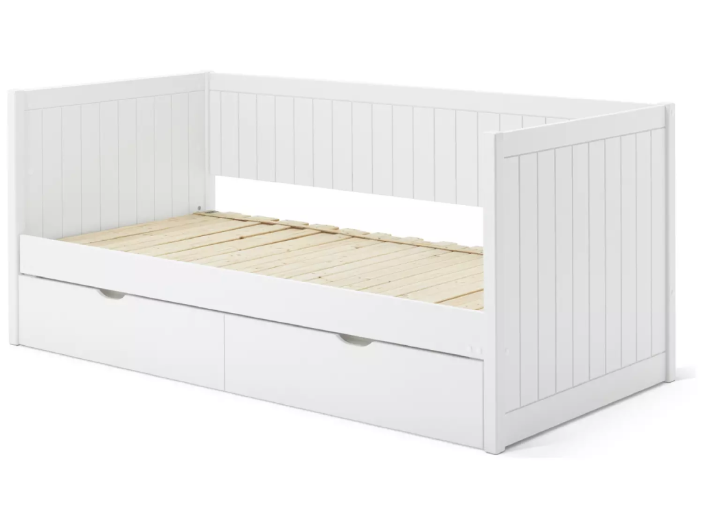 Habitat Axel Trundle Day Bed with 1 Drawer - White