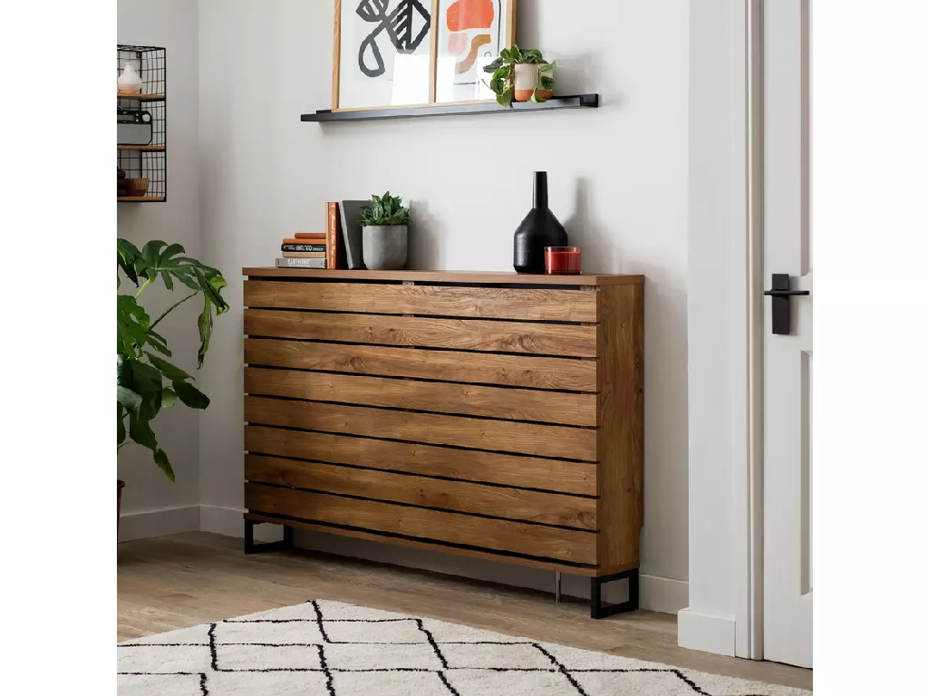Habitat Nomad Large Radiator Cover - Oak