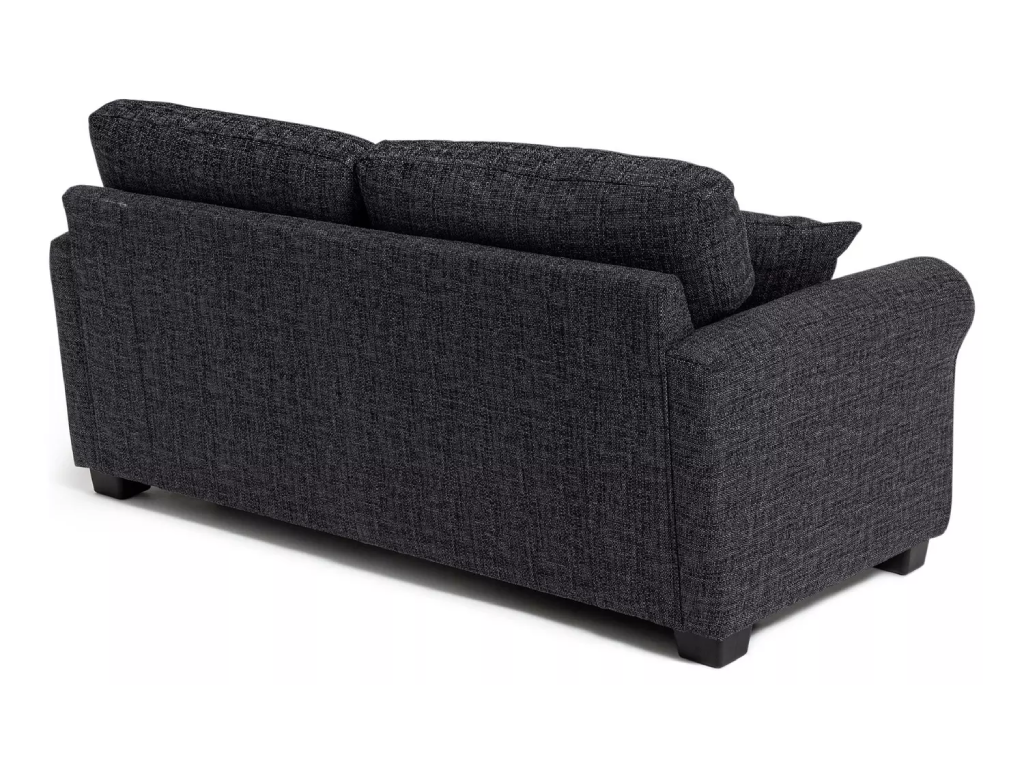 Lisbon Fabric 2 Seater Sofa Bed - Charcoal