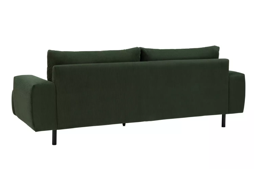 Habitat Julien Fabric 3 Seater Sofa - Dark Green