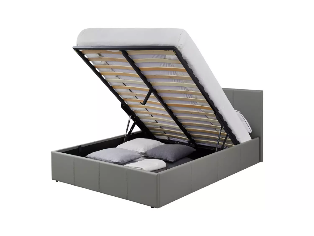 Lavendon Kingsize End Open Ottoman Bed Frame - Grey