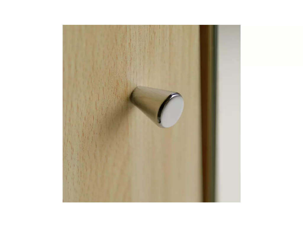 Malibu 4 Dr 3 Drawer Mirror Wardrobe-Beech Effect
