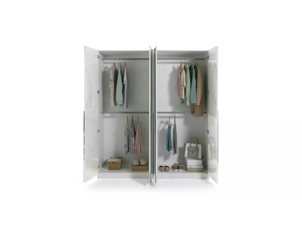 Habitat Munich 4 Door Wardrobe - White