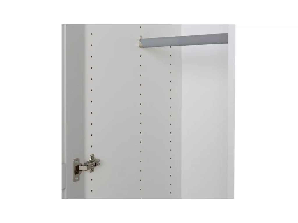 Habitat Munich Panelled 2 Door Wardrobe - Grey