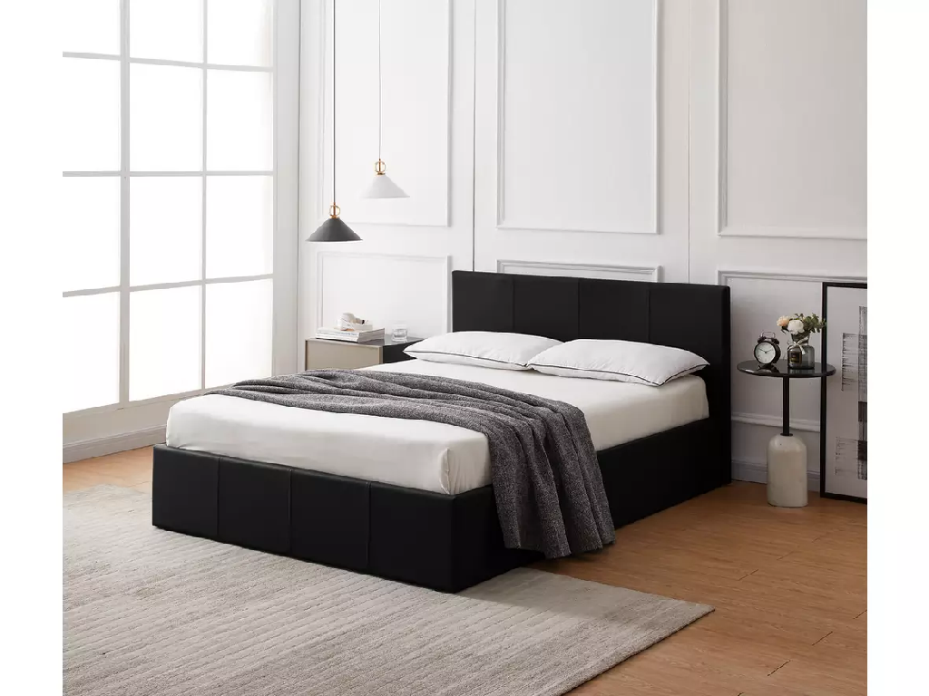 Lavendon Small Double End Opening Bed Frame-Black