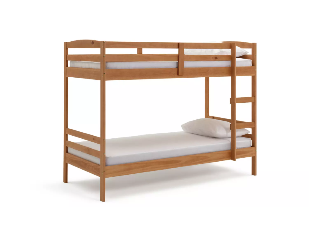 Josie Single Bunk Bed Frame - Pine
