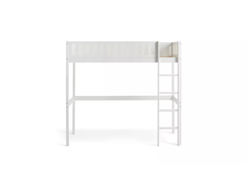 Habitat Ronnie High Sleeper Bed & Mattress - White (B-GRADE)