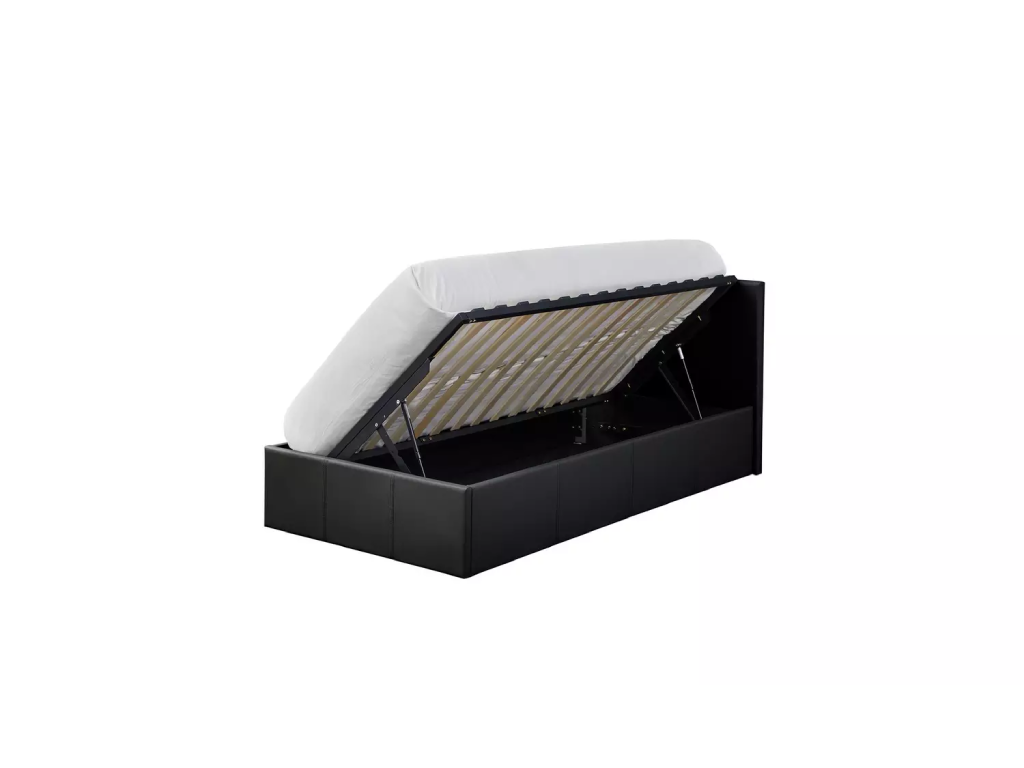 Lavendon Single Side Open Ottoman Bed Frame-Black