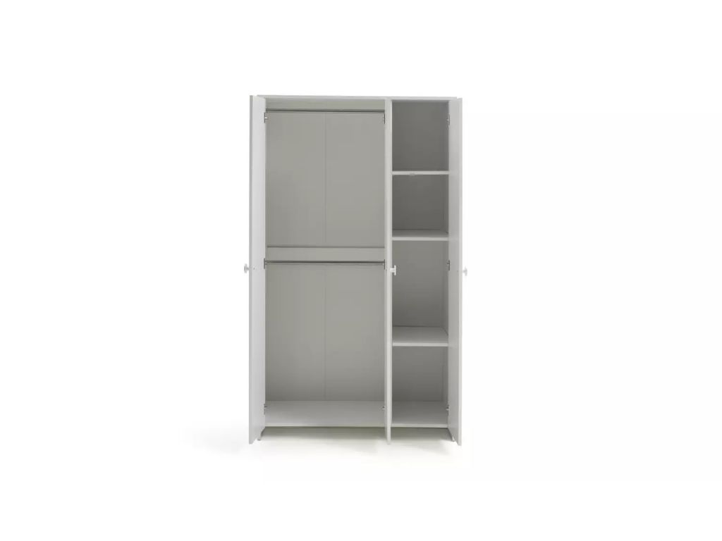 Juno 3 Door Wardrobe - White