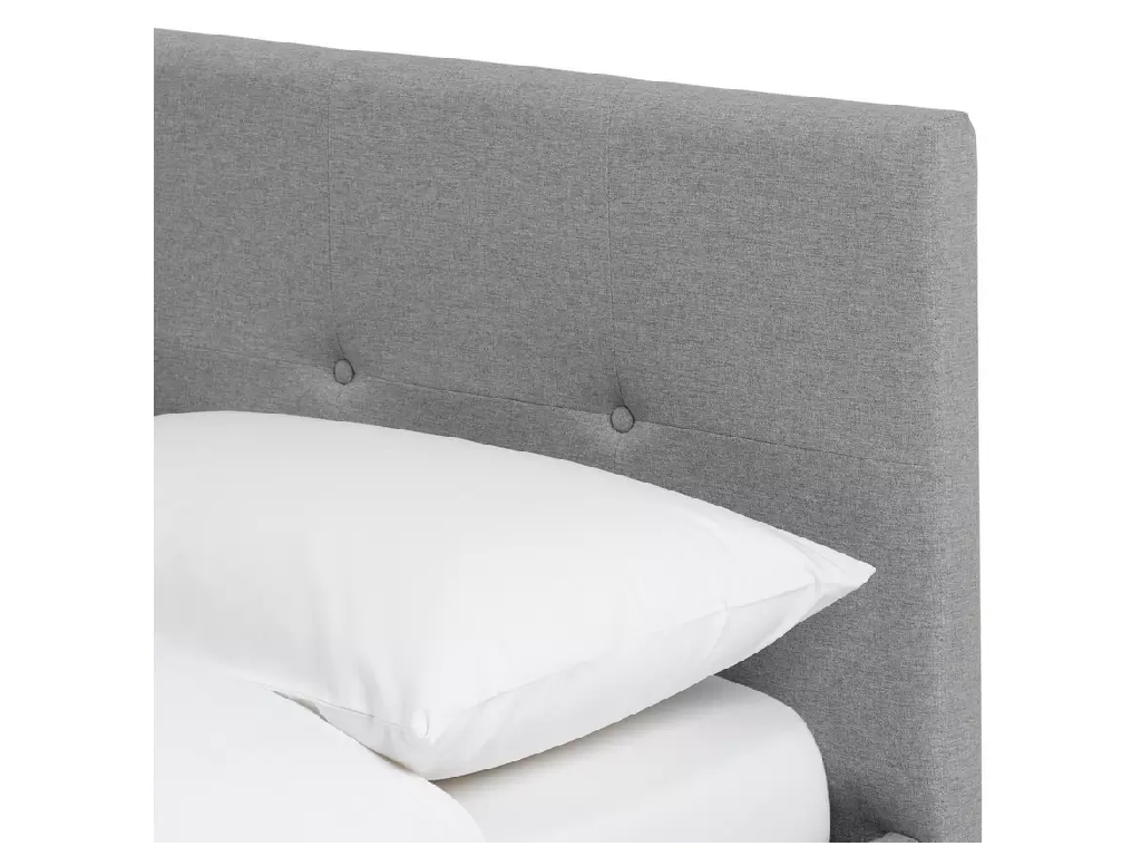 Eros King Size End Opening Ottoman Bed Frame- Grey