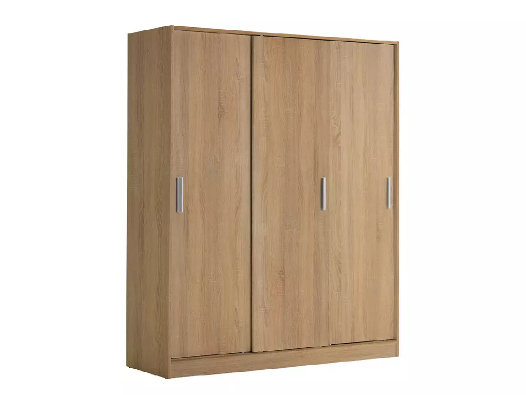 Nova 3 Door Sliding Wardrobe - Oak