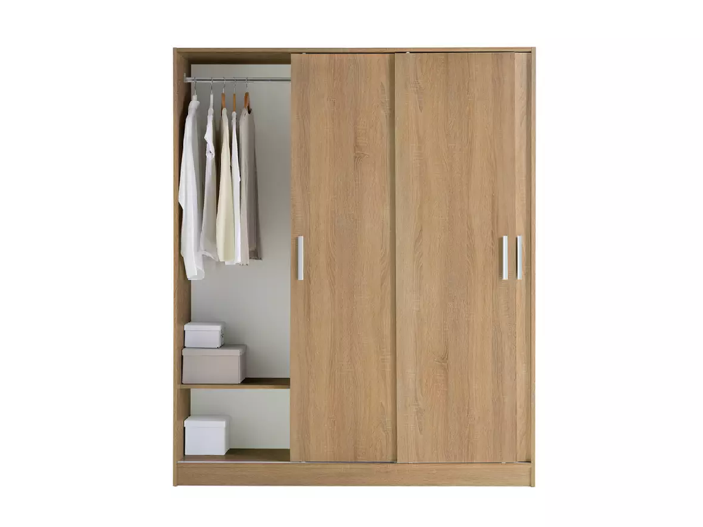 Nova 3 Door Sliding Wardrobe - Oak