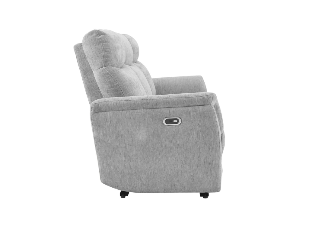 Maude 1 Seater Electric Recliner Fabric - Grey
