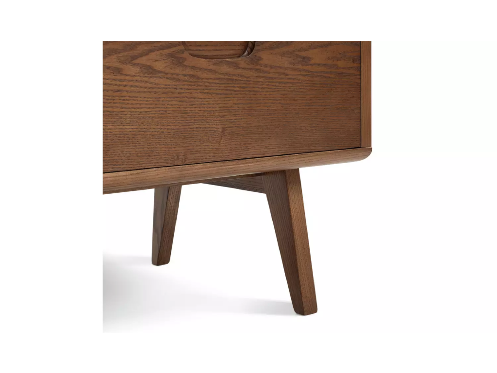 Habitat x Scion Esala 2 Door 3 Drawer Sideboard-Walnut Stain