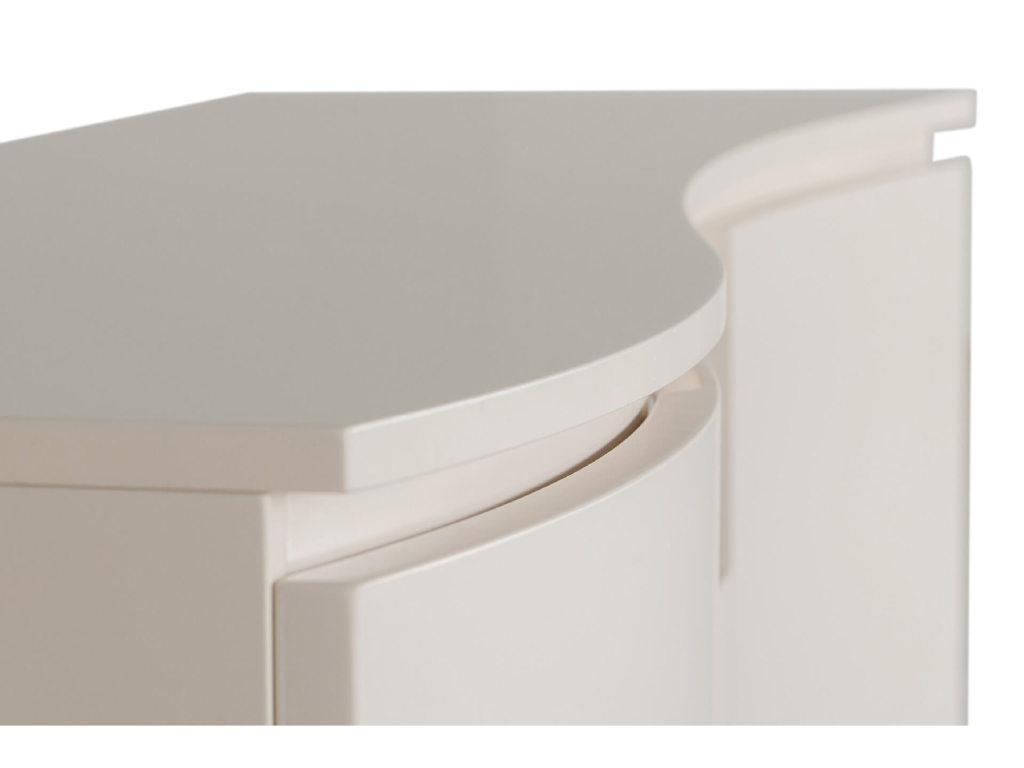 Daiva TV Cabinet With LED Lights - Greige
