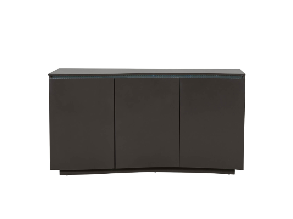 Daiva 3 Door Sideboard Large - Charcoal