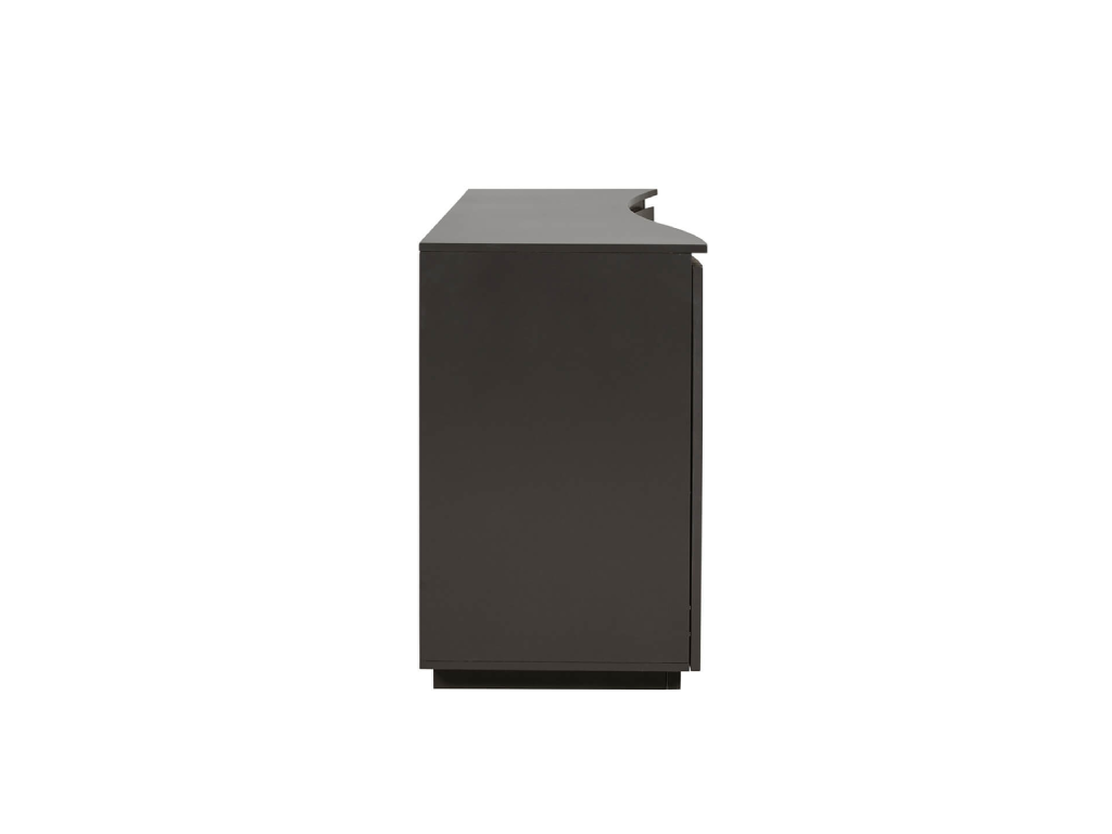 Daiva 3 Door Sideboard Large - Charcoal