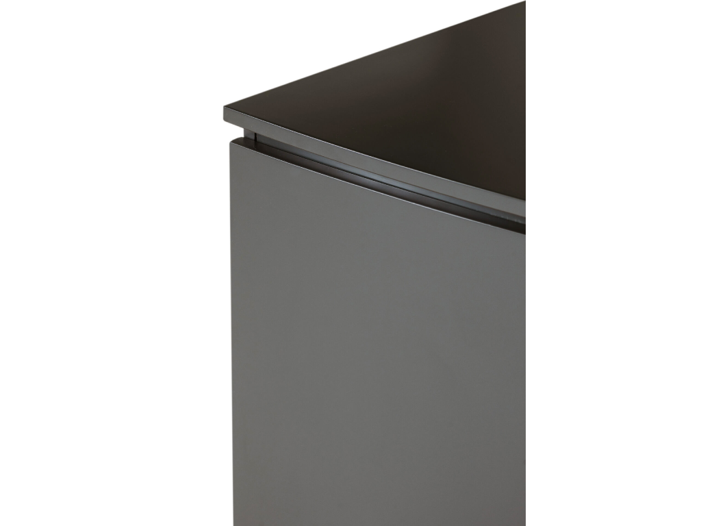Daiva 3 Door Sideboard Large - Charcoal