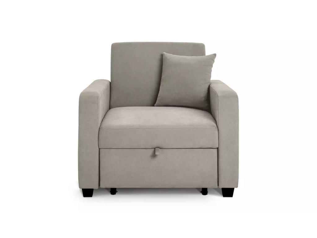 Habitat Reagan Single Fabric Chairbed - Natural