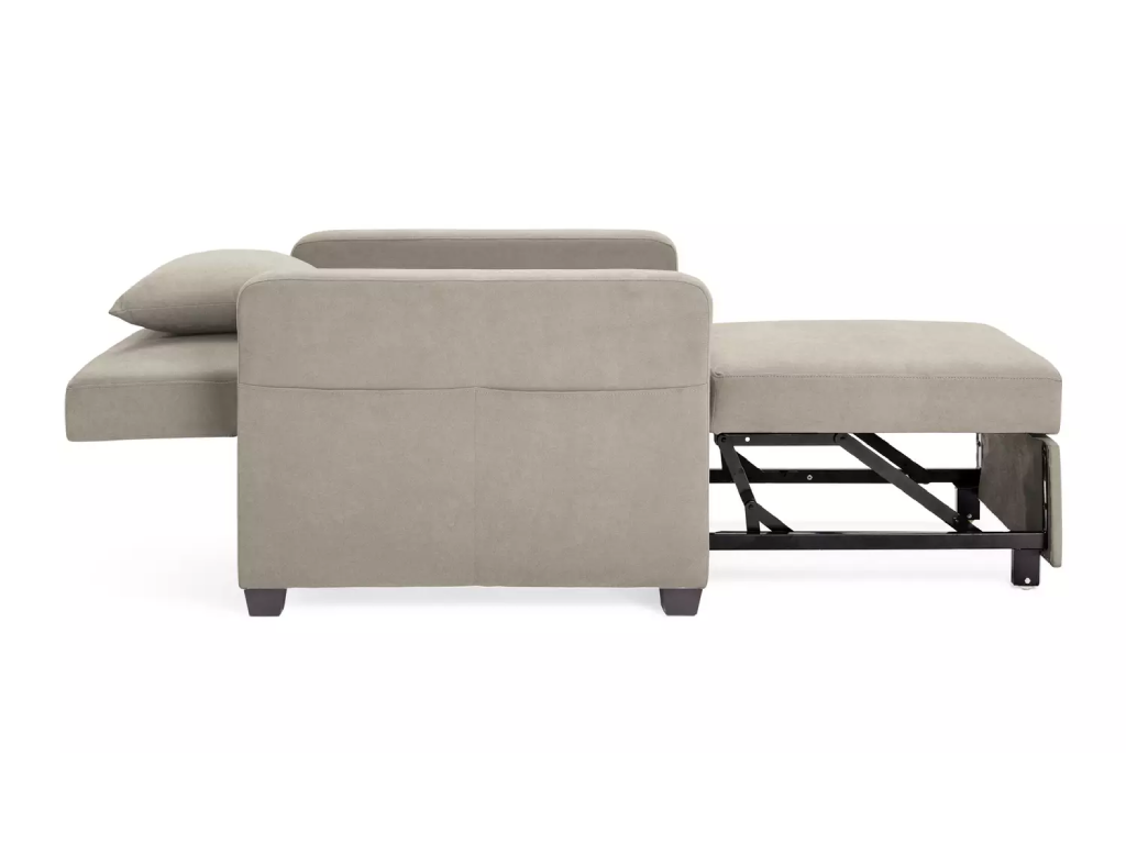 Habitat Reagan Single Fabric Chairbed - Natural