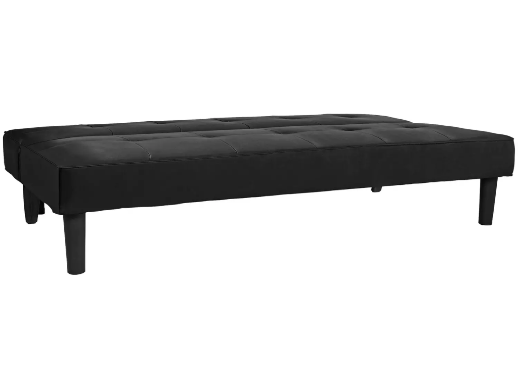 Patsy FauxLeather 2Seater ClicClac SofaBed -Black