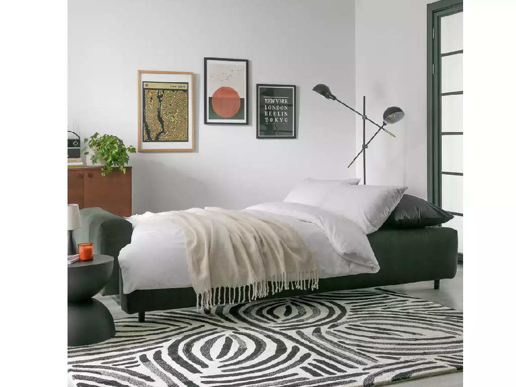 Habitat Julien Fabric 4 Seater Sofa Bed - Green