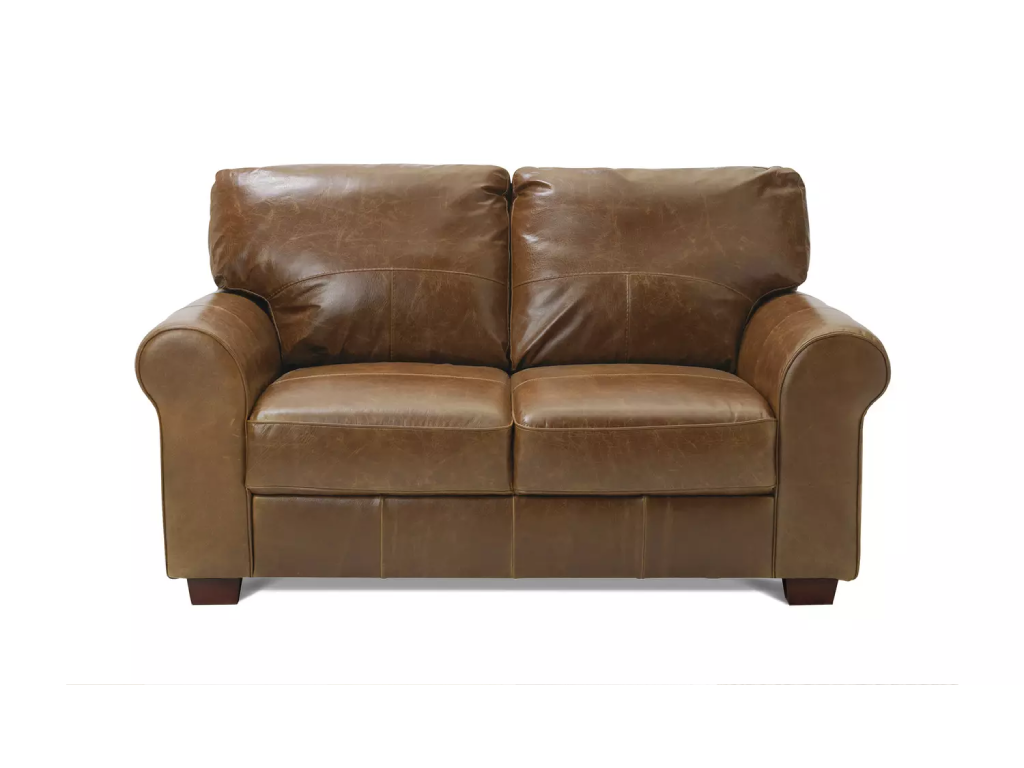 Salisbury Leather 2 Seater Sofa - Tan