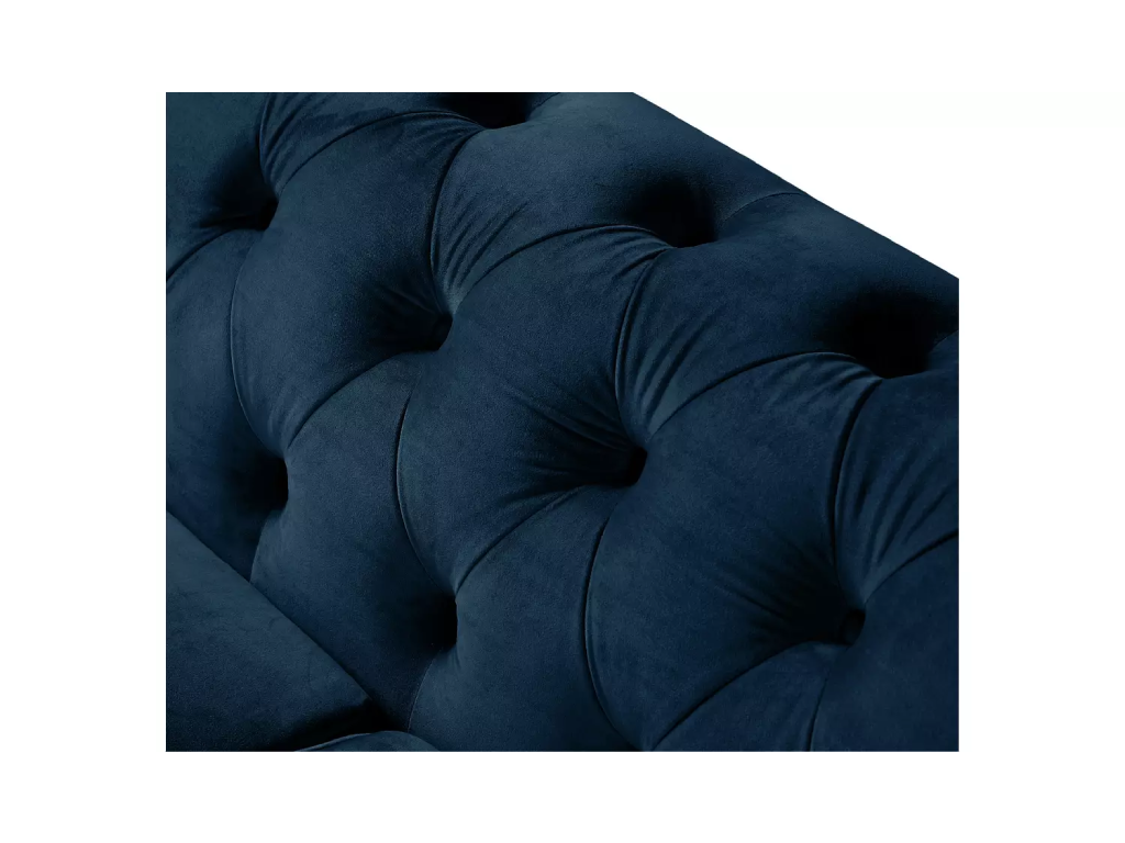 Habitat Chesterfield Velvet 3 Seater Sofa - Blue