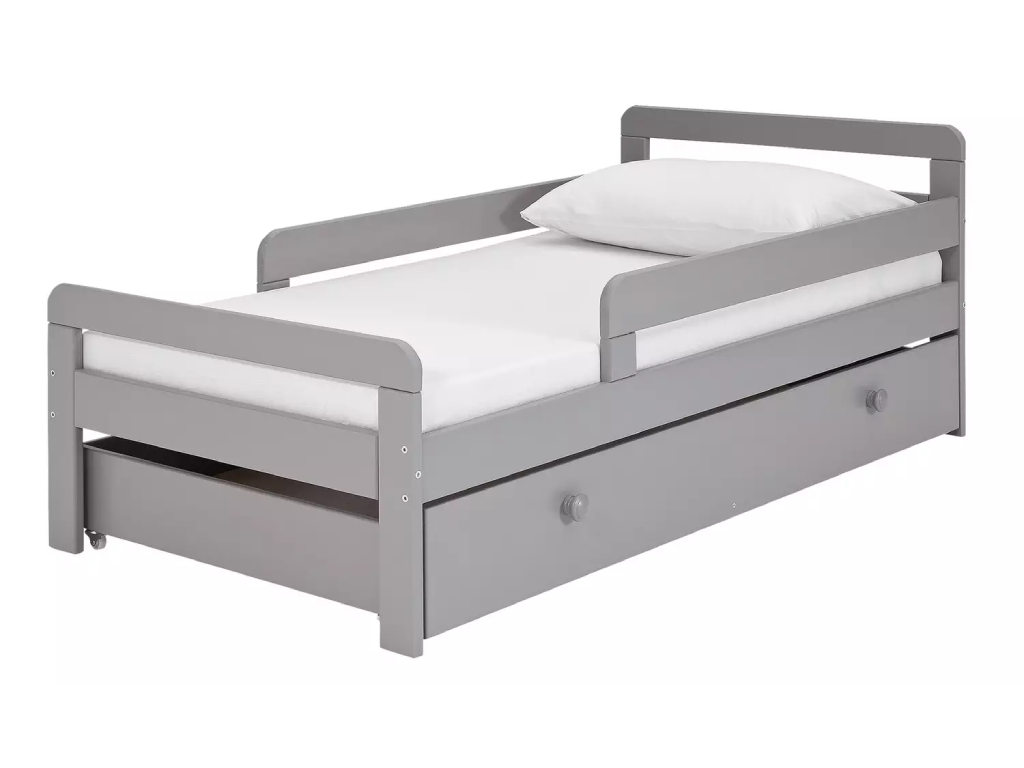 Habitat Ellis Toddler Bed Frame with Drawer - Grey