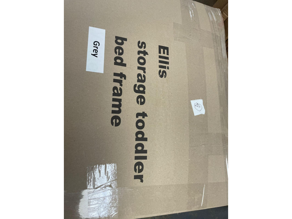 Habitat Ellis Toddler Bed Frame with Drawer - Grey