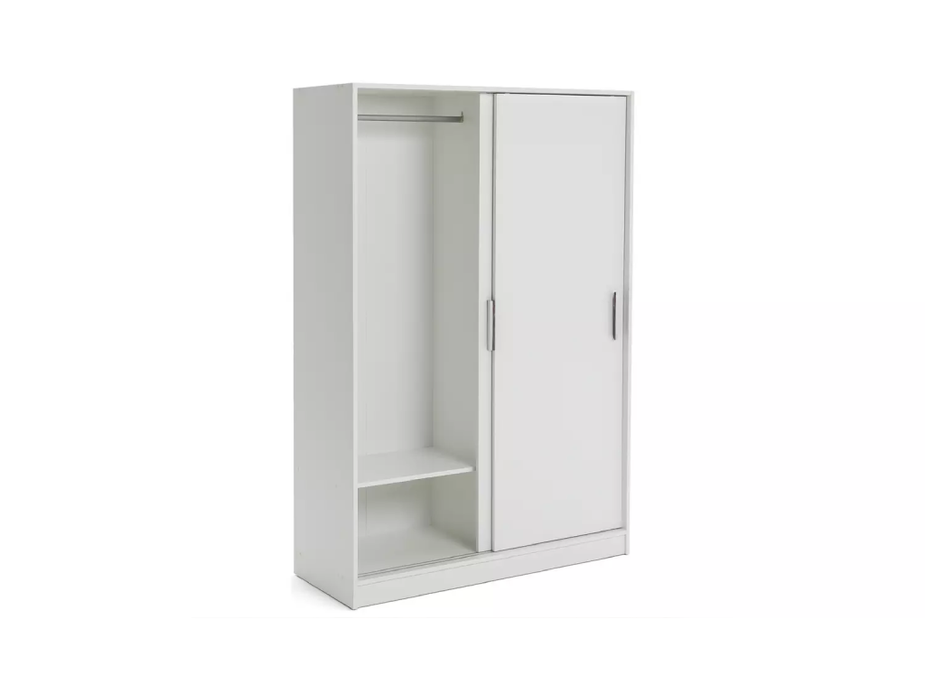 Nova 2 Door Sliding Wardrobe - White