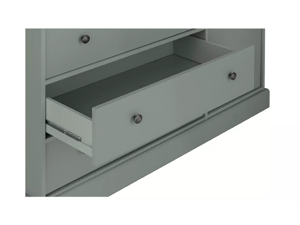 Kensington 2 Door 3 Drawer Wardrobe - Sage Green