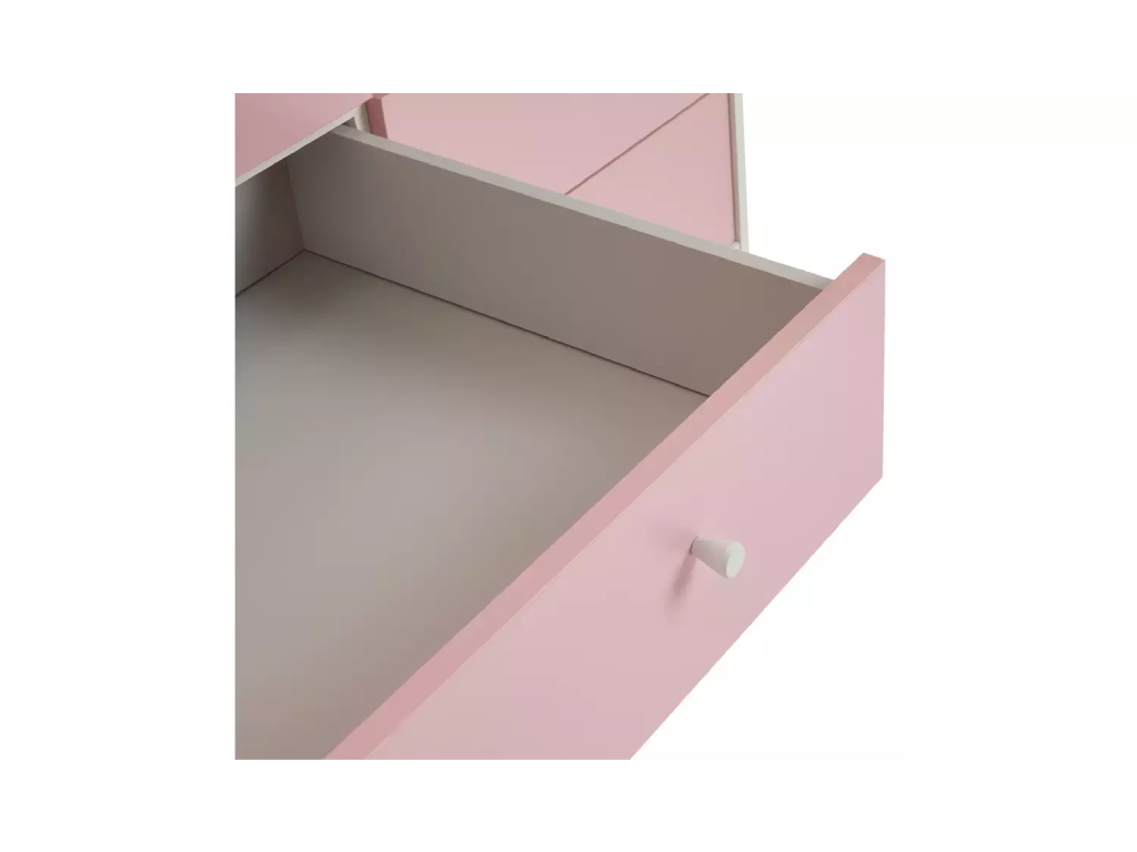 Kids Malibu 2 Door 4 Drawer Wardrobe - Pink