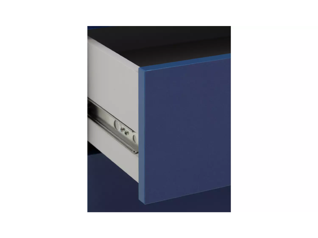 Malibu Kids 2 Door 2 Drawer Wardrobe White & Blue