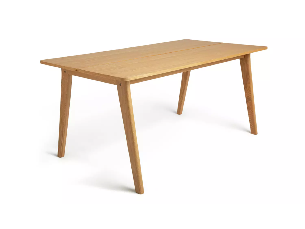 Nel Dining Table with Pair of Lex Chairs & Lex Bench